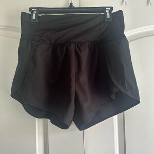 Women's Black Athletic Shorts